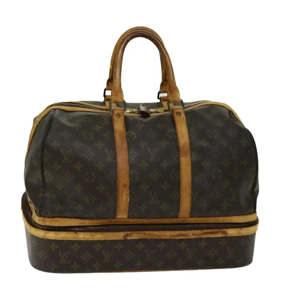 LOUIS VUITTON Monogram Sac Sports Boston Bag M41444